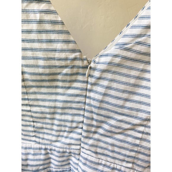 DINA BE FRANCESCA'S COLLECTION Women's Blue/White Striped Mini Tank Dress size M - Picture 6 of 9